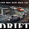 2.4G RC Drift Car 1/43 4WD Remote Control Car High Speed Four Wheel Drive Radio Controlled Mini Racing Car Model Boy Toy Gift